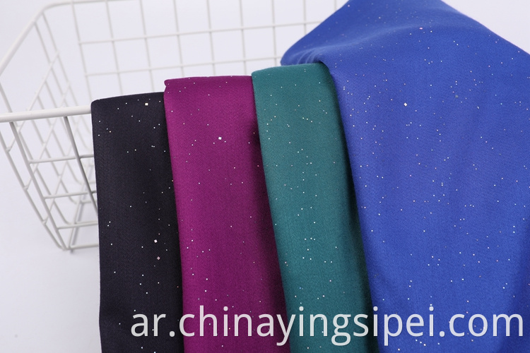 منتج جديد من النسيج المطبوع من المنتجات Viscose 100 ٪ Rayon Satin Fabric for Dress